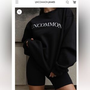 Black Uncommon James Crew neck sweatshirt